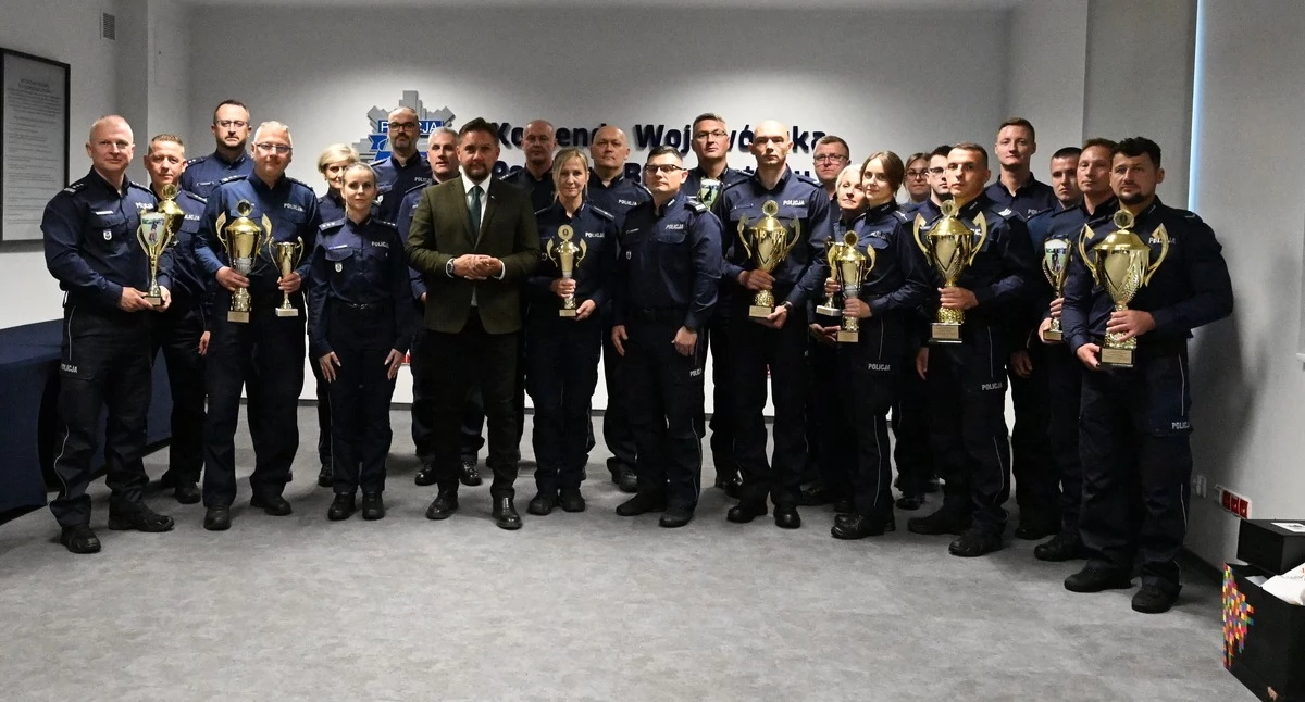 Policjant z Łomży najlepszy w województwie!