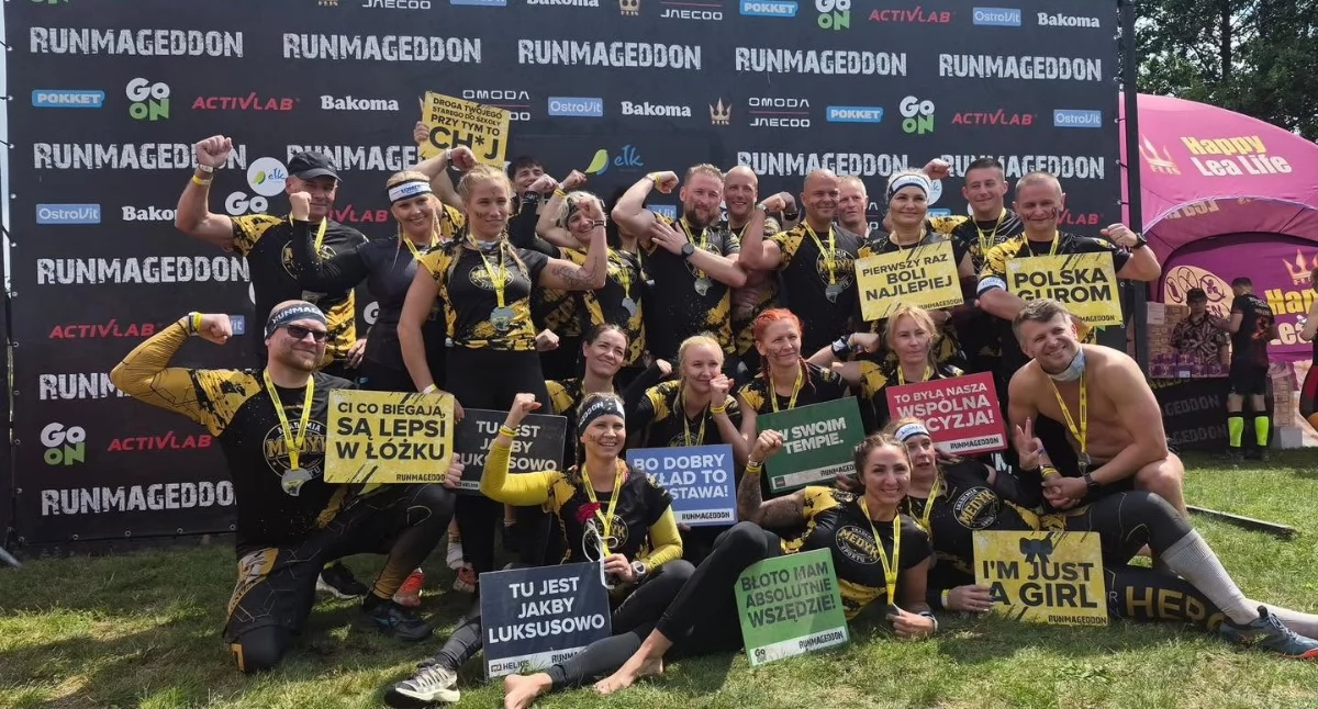 Akademia Sportu Medyk z drugim miejscem podczas Runmageddonu w Ełku