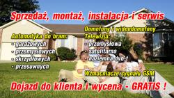 Sprzedaż, montaż, instalacja i serwis - bramy garażowe, automatyka