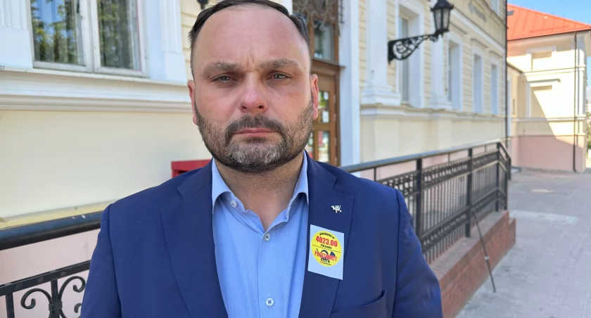 Marcin Dębek, przewodniczący Organizacji Podzakładowej NSZZ 