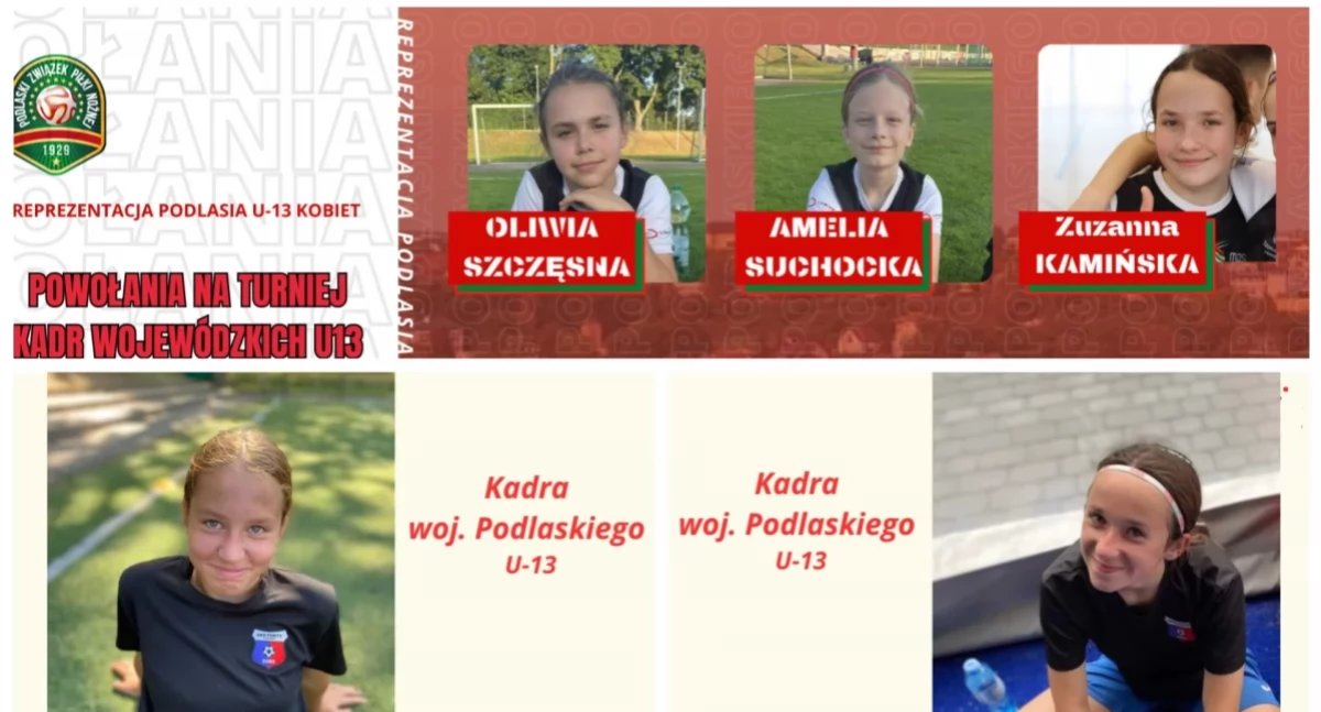 Piłka nożna, Kwiatkowska Zakrzewska Szczęsna Suchocka Kamińska walczą Redzie - zdjęcie, fotografia