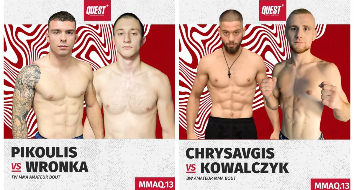 Sztuki walki, Wronka Kowalczyk zawalczą Grecji Krystian walczy - zdjęcie, fotografia