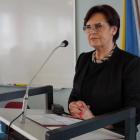 Wiesława Kozikowska, przewodnicząca Miejskiej Komisji Wyborczej w Łomży