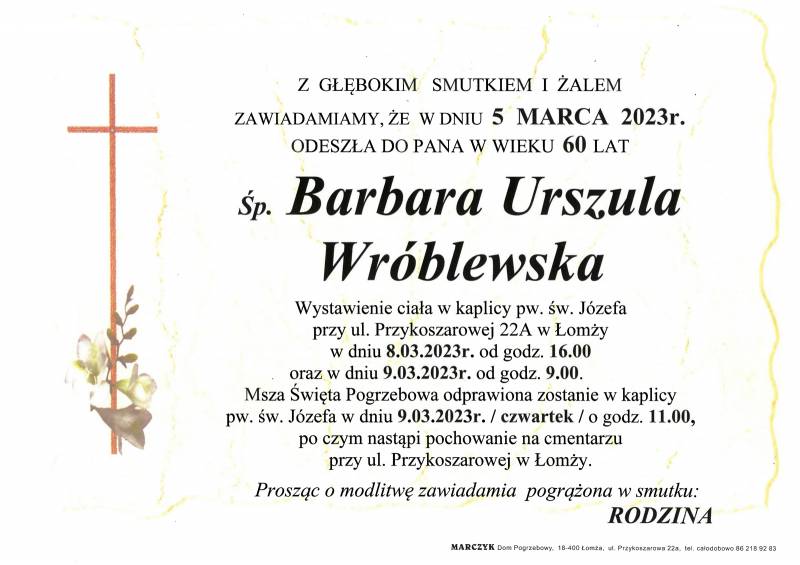 Barbara Urszula Wróblewska
