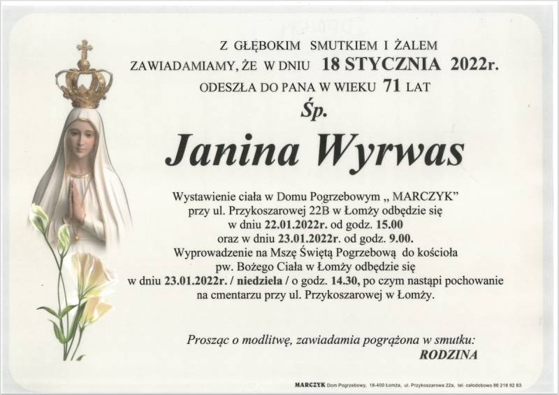 Janina Wyrwas