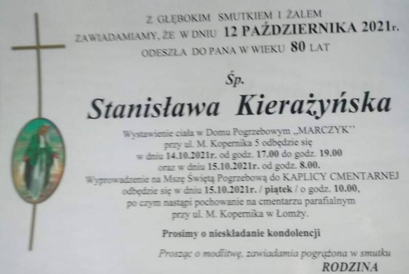 Stanisława  Kierażyńska