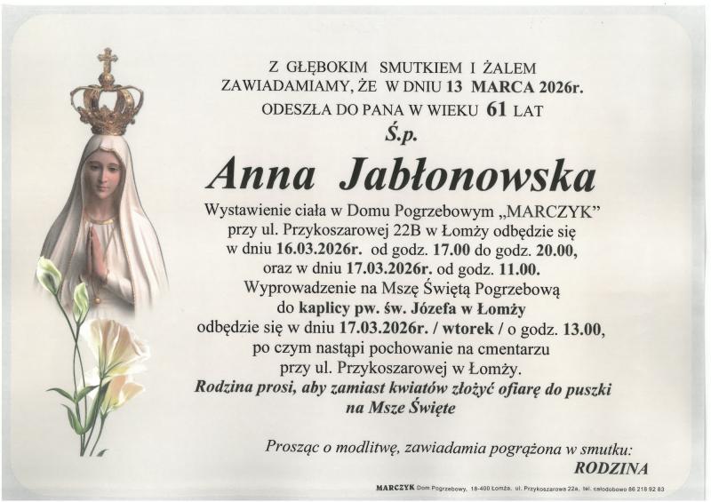 Anna Jabłonowska
