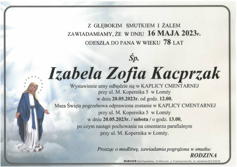 Izabela Zofia Kacprzak