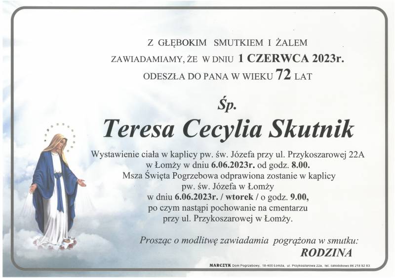 Teresa Cecylia Skutnik