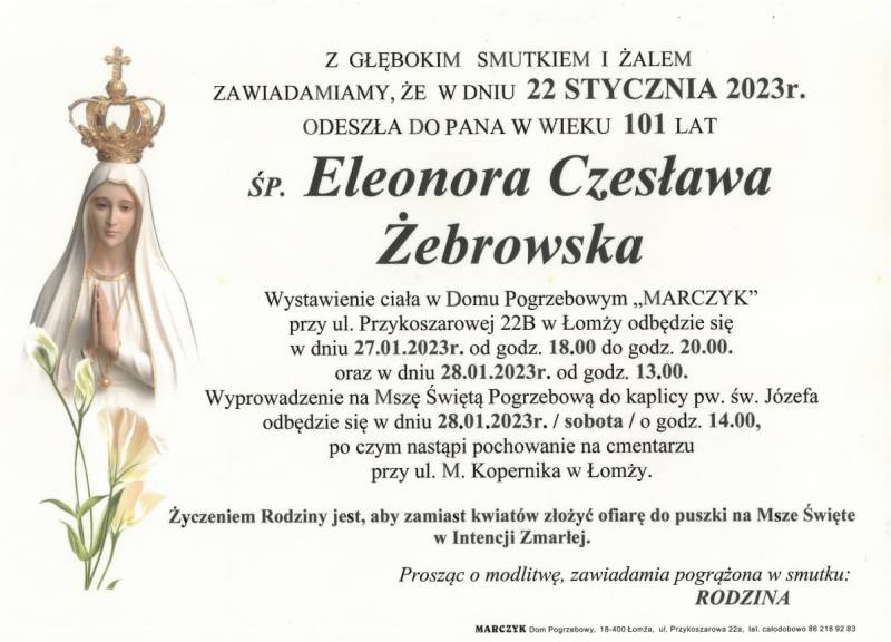 Eleonora Czesława Żebrowska