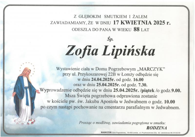 Zofia Lipińska