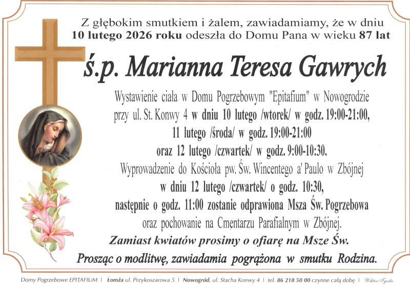 Marianna Teresa Gawrych