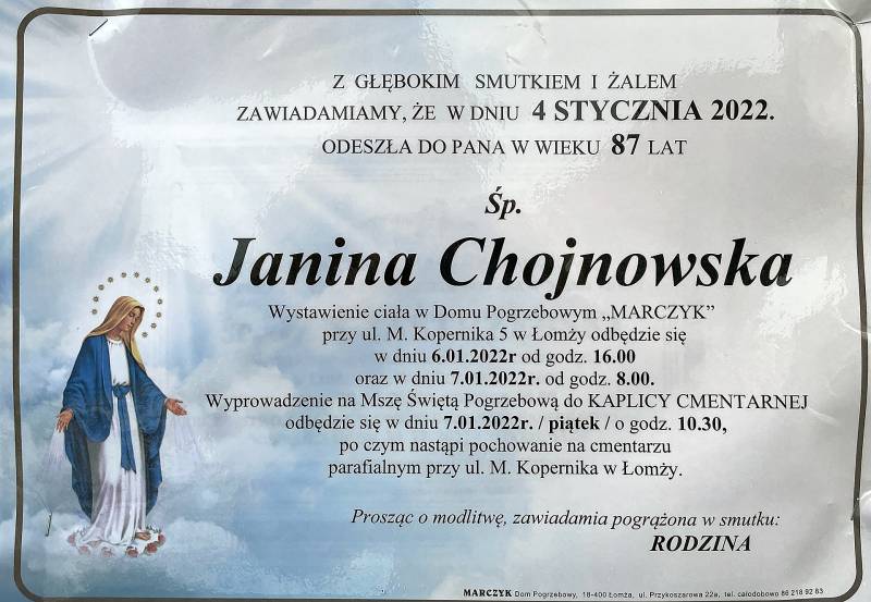 Janina Chojnowska