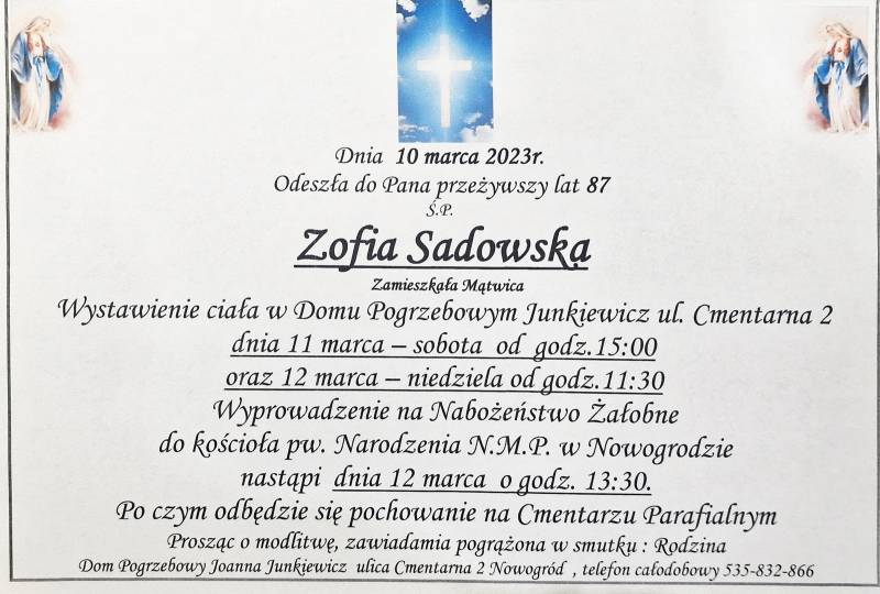 Zofia Sadowska