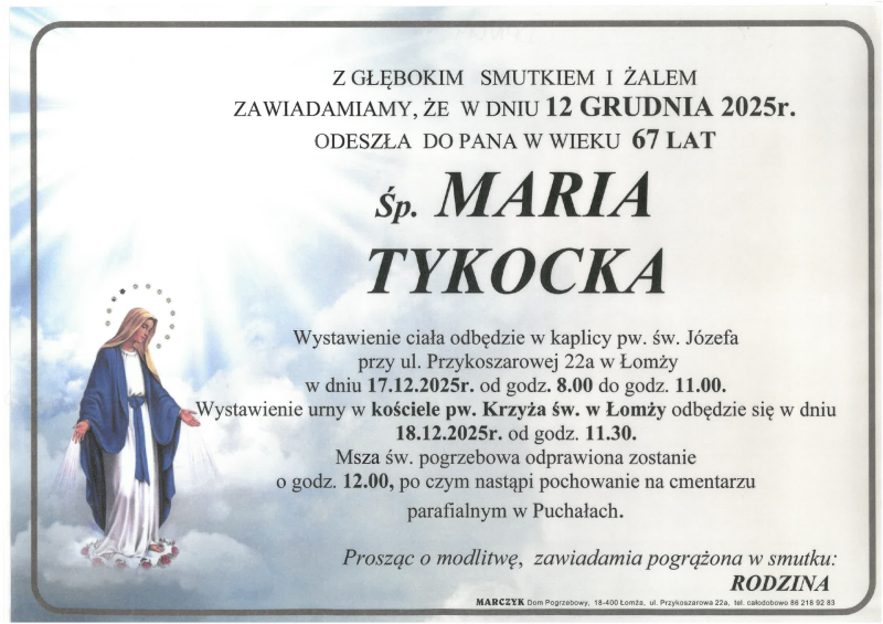 Maria Tykocka