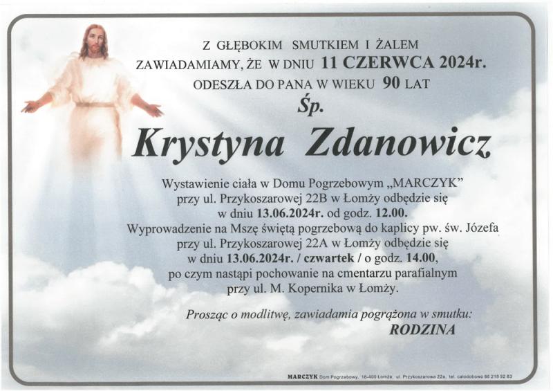 Krystyna  Zdanowicz