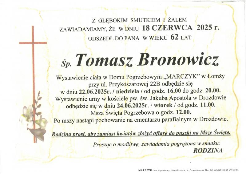 Tomasz Bronowicz