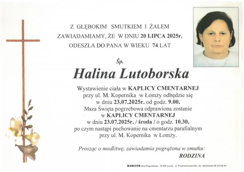 Halina Lutoborska