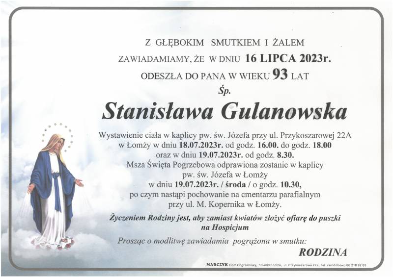 Stanisława Gulanowska