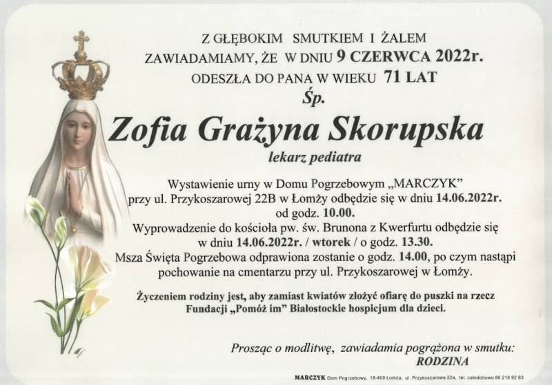 Zofia Grażyna Skorupska