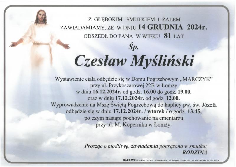 Czesław  Myśliński