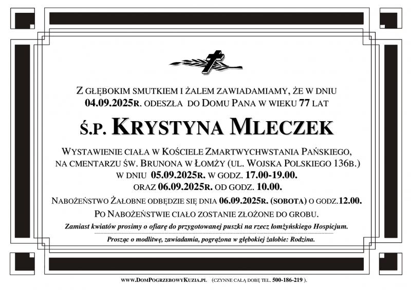 Krystyna Mleczek