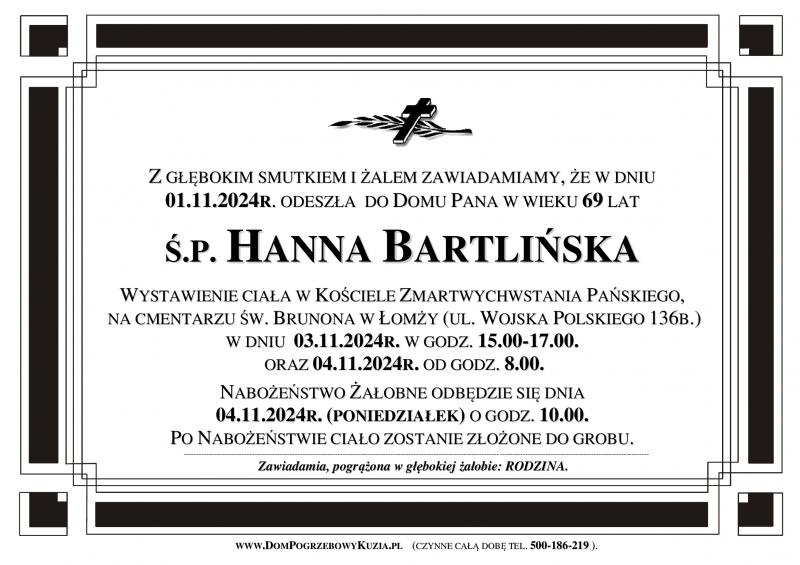 Hanna Bartlińska