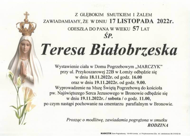Teresa Białobrzeska