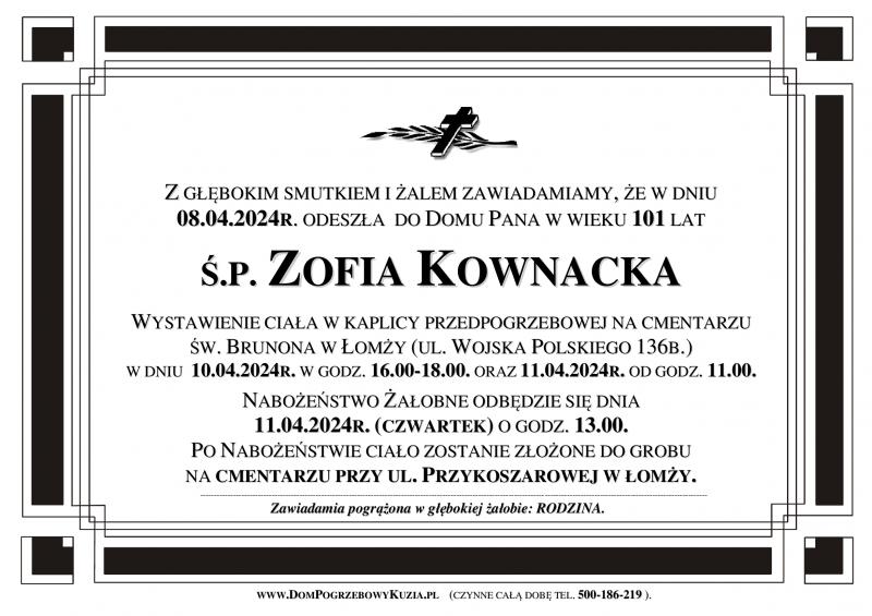 Zofia Kownacka