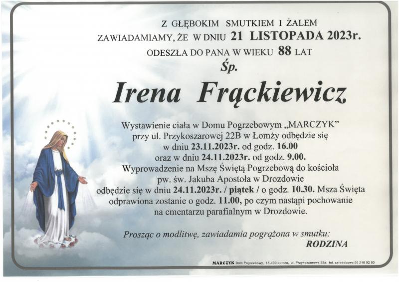 Irena Frąckiewicz