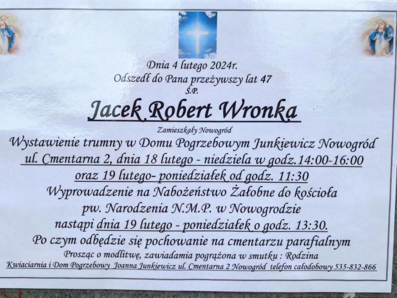 Jacek Robert Wronka