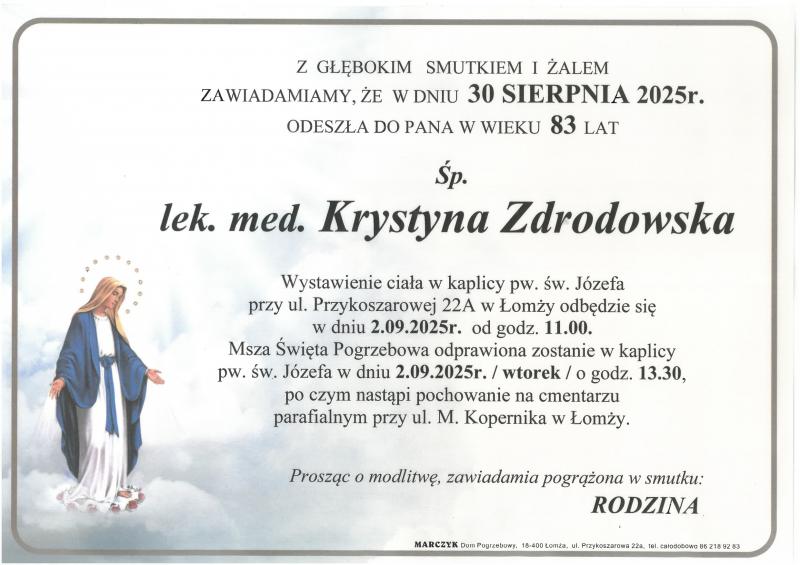Krystyna  Zdrodowska