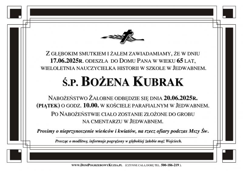 Bożena  Kubrak