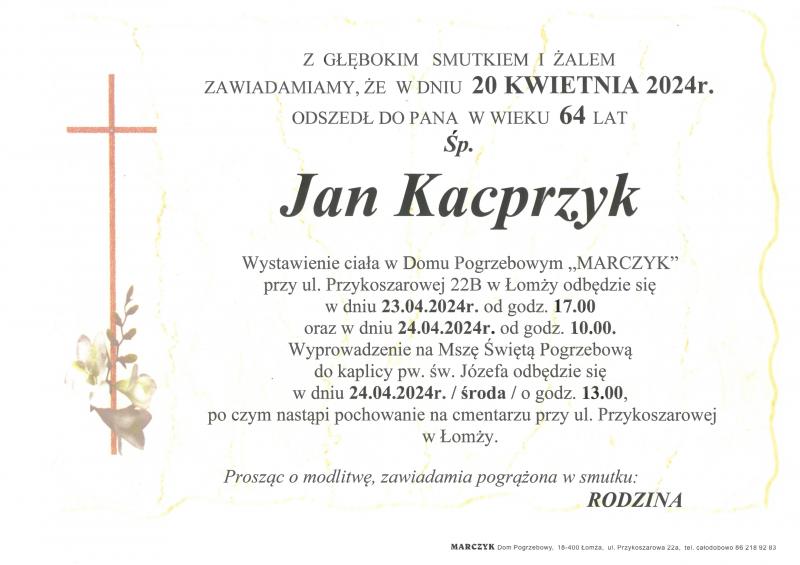 Jan Kacprzyk