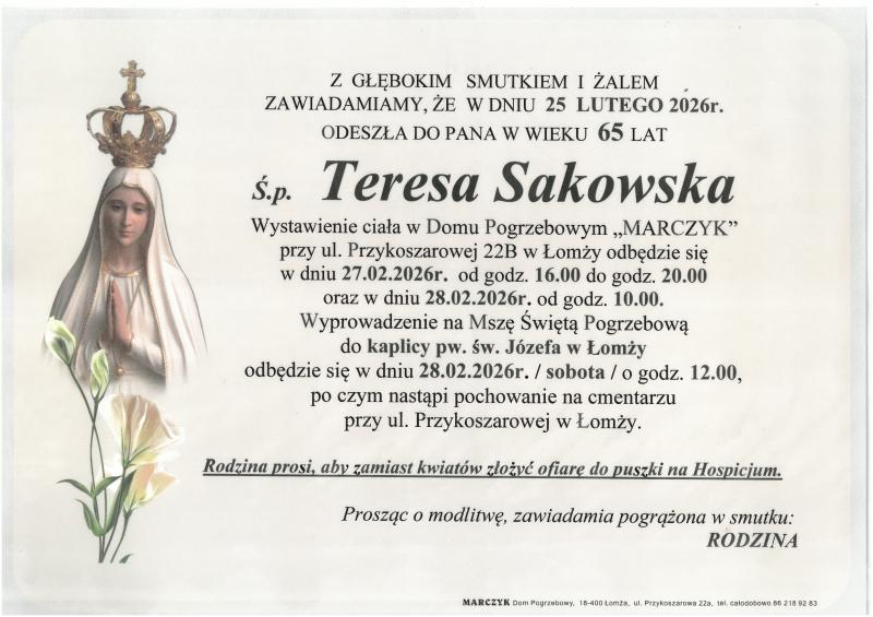 Teresa Sakowska