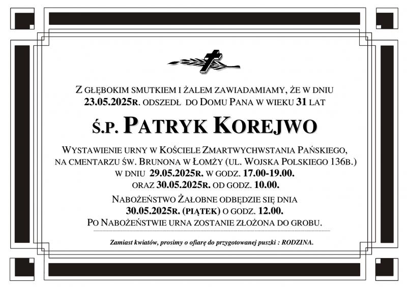 Patryk Korejwo