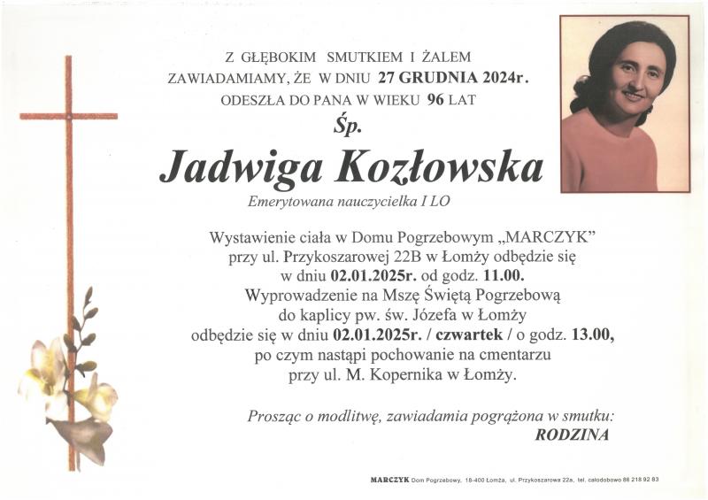 Jadwiga Kozłowska