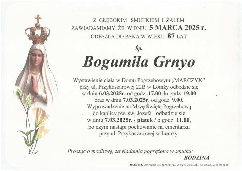 Bogumiła Grnyo