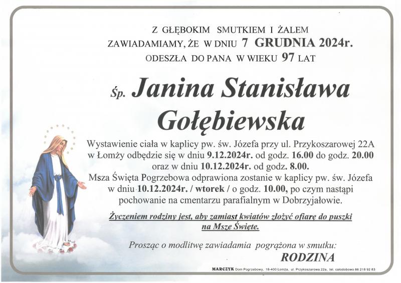 Janina Stanisława Gołębiewska