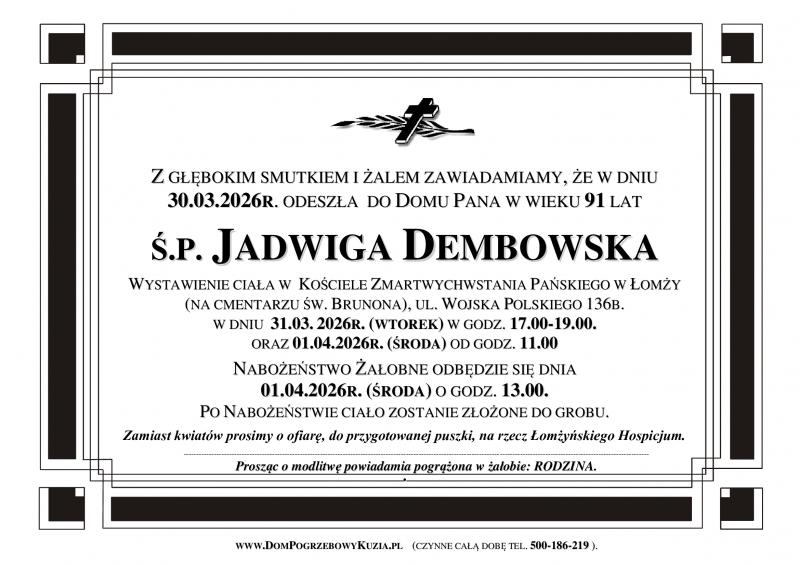 Jadwiga Dembowska