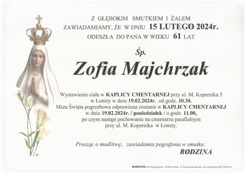 Zofia Majchrzak