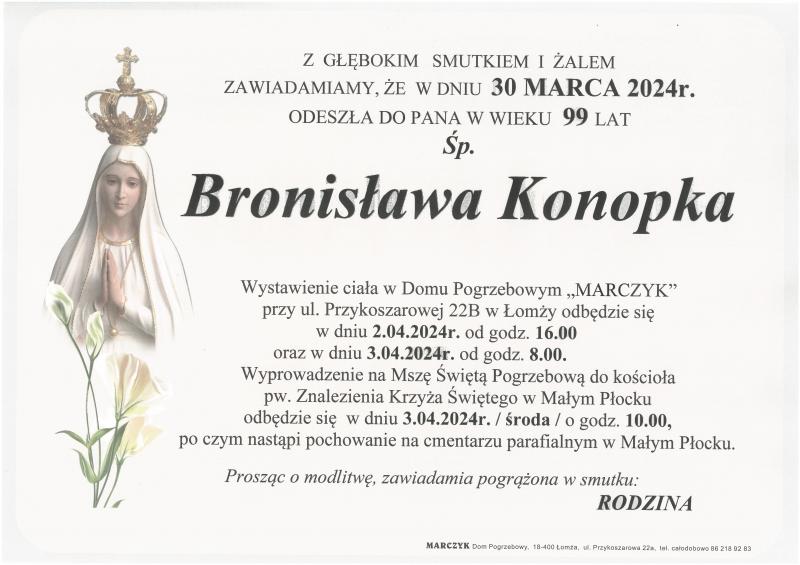 Bronisława Konopka
