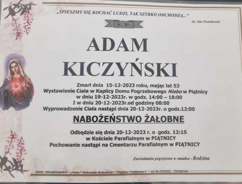 Adam Kiczyński