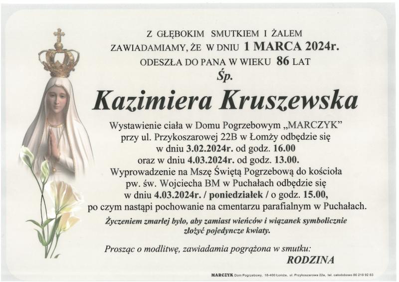 Kazimiera Kruszewska