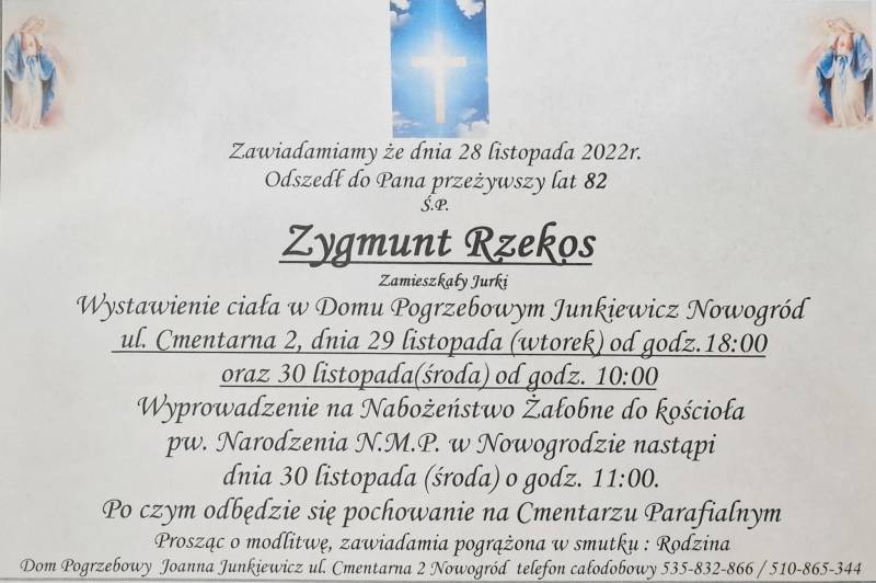 Zygmunt Rzekos