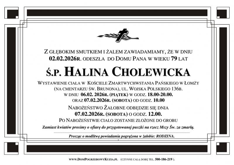 Halina Cholewicka