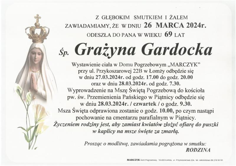 Grażyna Gardocka