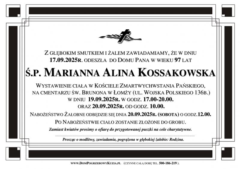 Marianna Alina Kossakowska