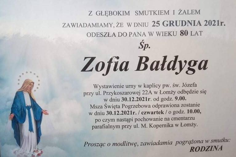 Zofia  Bałdyga