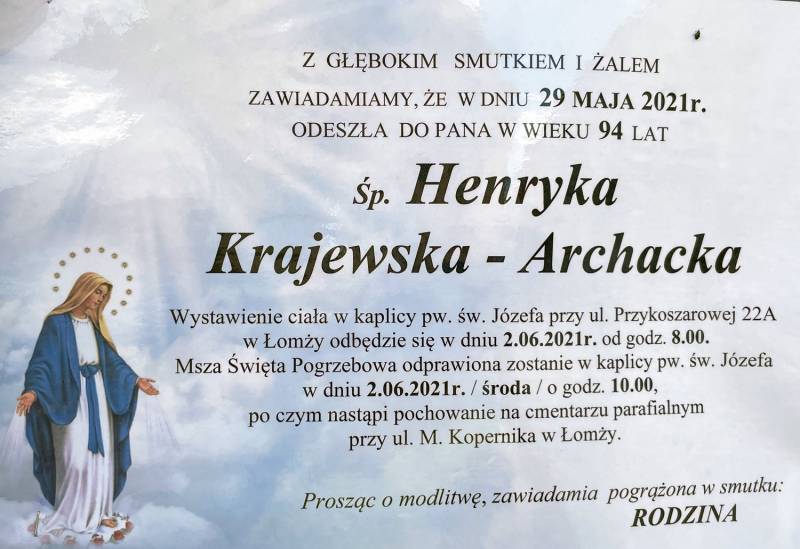 Henryka Krajewska - Archacka